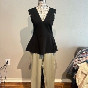 Black and Tan Women's Jumpsuit